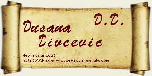 Dušana Divčević vizit kartica